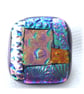 Patchwork Dichroic Fused Glass Brooch 083 Handmade  - Image 5