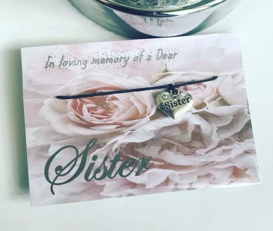 In memory of a dear sister 