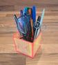 Medium container for office items - yellow and orange mix pattern - Image 5