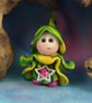 Tiny Magical Gnome 'Polly' with jewelled star OOAK Sculpt