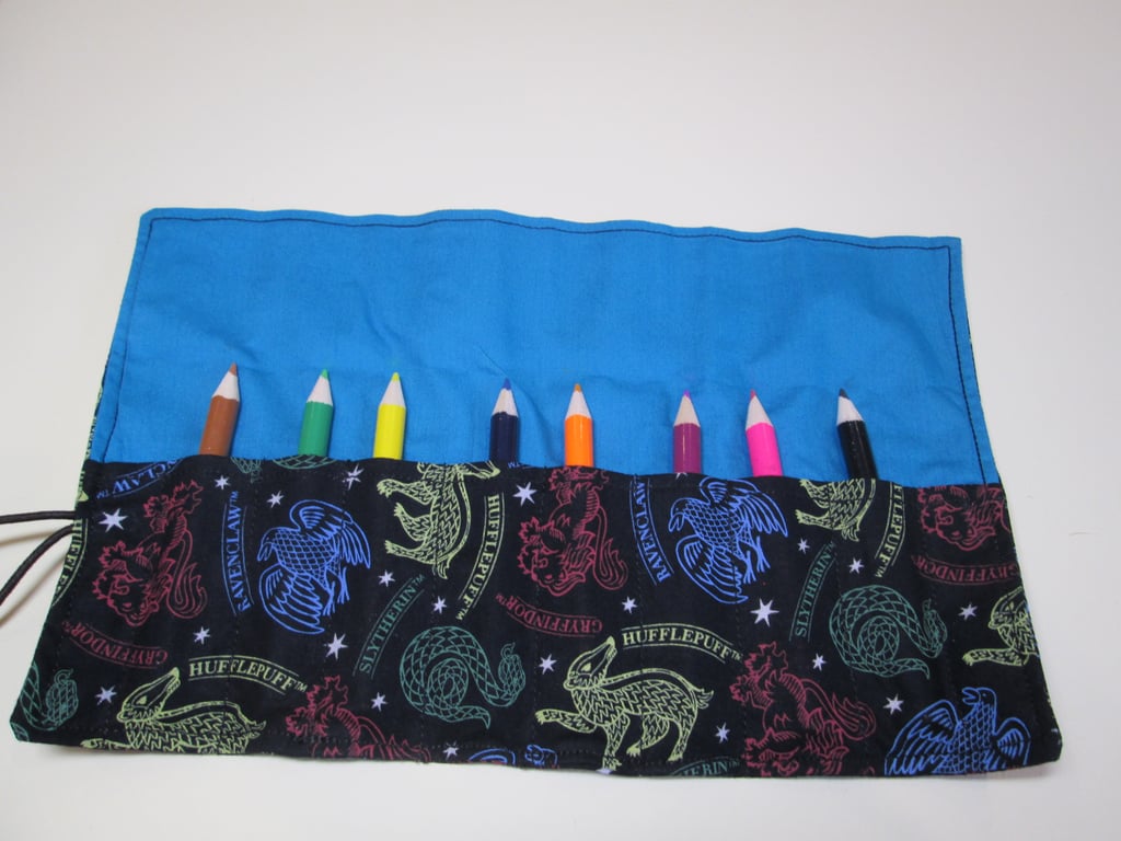 Harry Potter House Fabric Pencil Roll