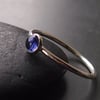 Iolite Sterling Silver Ring.