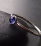 Iolite Sterling Silver Ring.