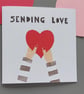 Sending Love thinking of you card - Image 4