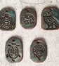 Animal Totem Pendants, Clay Fish, Owl, Turtle, Elephant, Amulets, Keyring Charms - Image 1