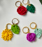  Handmade Summer Floral Polymer Clay Earrings - X 3 Sets