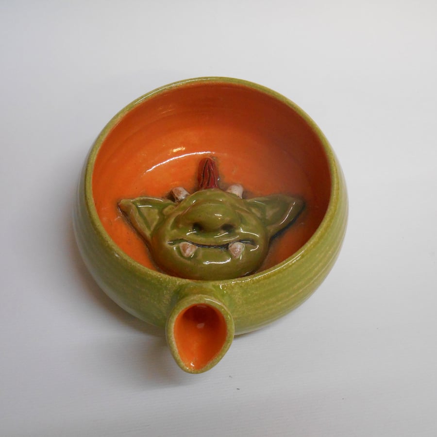 Juicer "Mould" Son of Fungus the Bogeyman Ceramic citrus squeezer.
