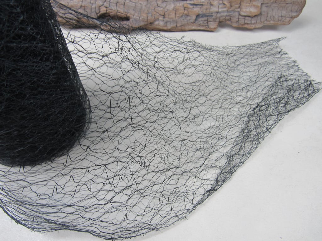 Black Spider Web Netting, Cardmaking, Festive Decor