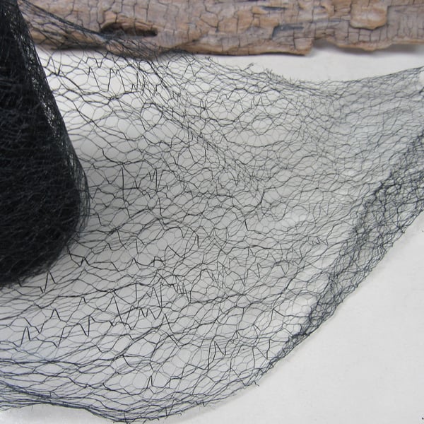 Black Spider Web Netting, Cardmaking, Festive Decor