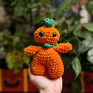 Halloween Pumpkin Crochet doll