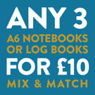 BUNDLE OPTION – Any 3 A6 Notebooks offer