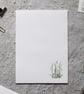 Snowdrop Letter Writing Paper and Envelopes Hand Designed By CottageRts - Image 5