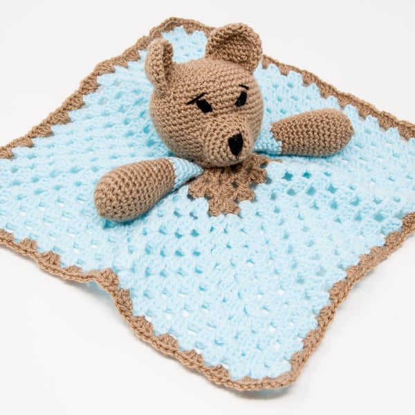 Crocheted Teddy Comforter