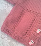 Children's Round Neck Cardigan with Ribbed Bottom and Sleeves, Knitted Cardigan - Image 9