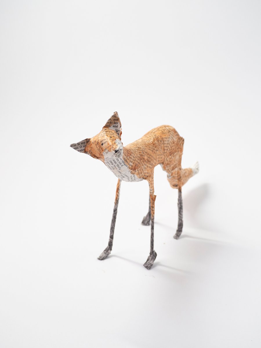 Arran Large Standing Paper Mache Fox