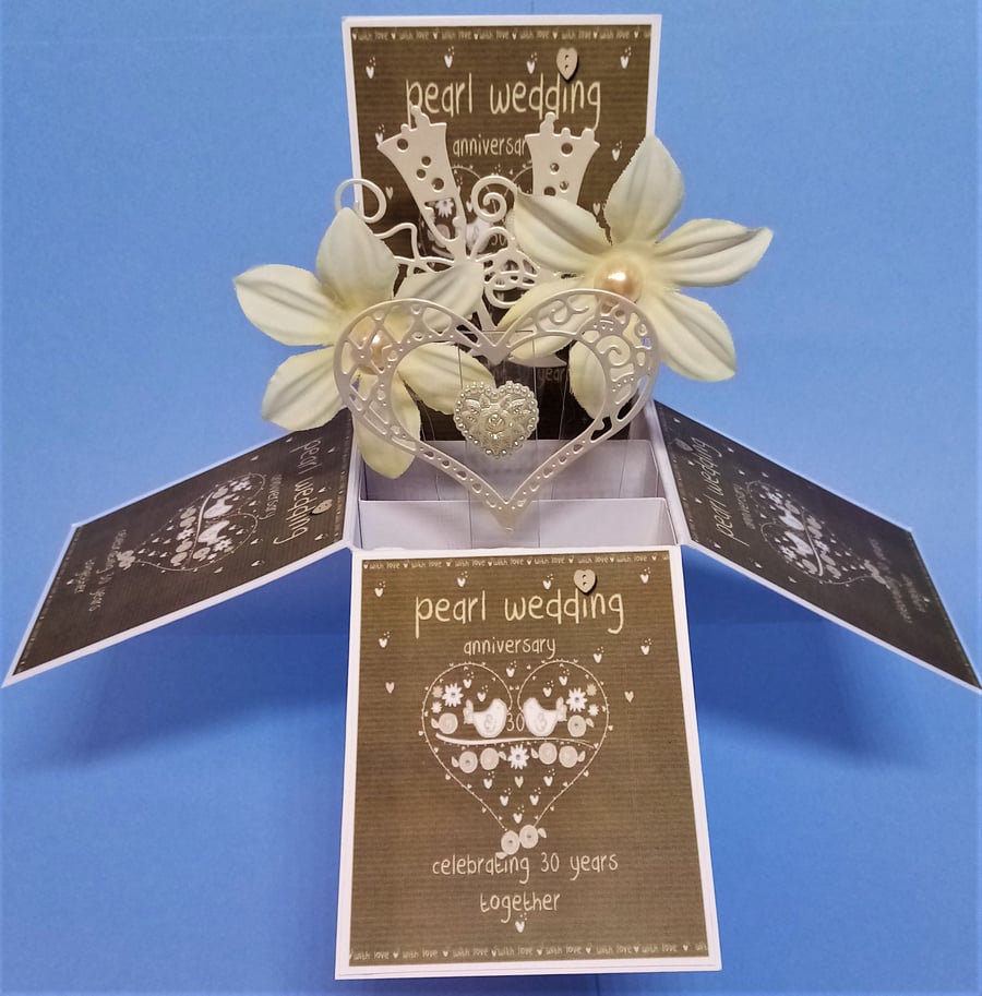 Pearl 30th Anniversary Card