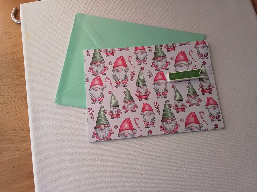 Christmas gift tag or money holder. Ref 554