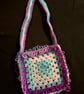 Hand Crocheted Shoulder Bag - Image 2