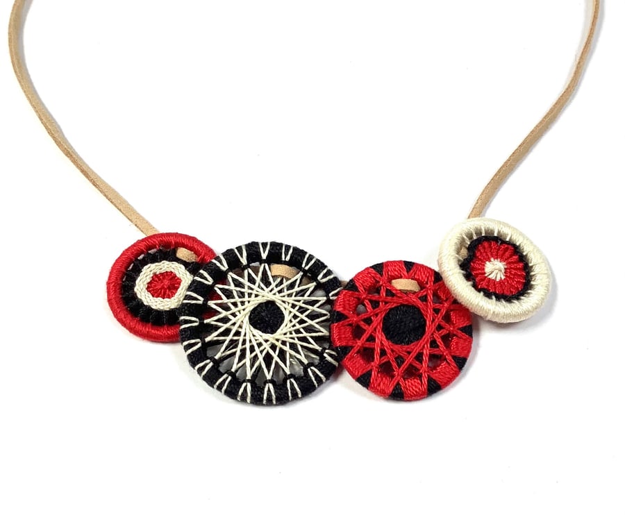 Textile Necklace
