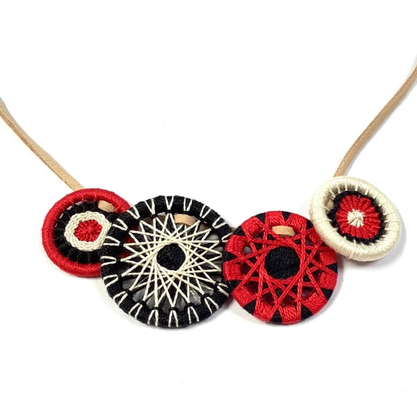 Textile Necklace