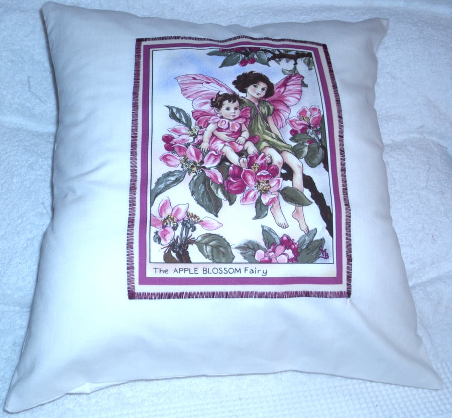 Apple Blossom Fairies cushion