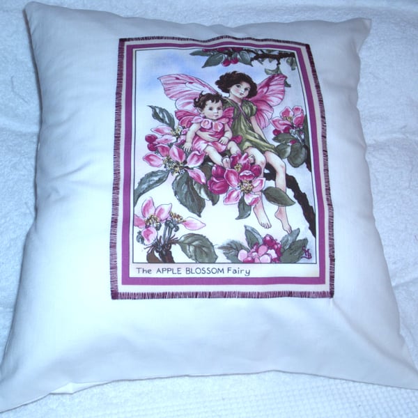 Apple Blossom Fairies cushion