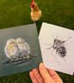 Seasons, a selection of 4 notecards - Image 4