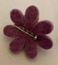 Hand sewn felt flower brooch  - Image 9