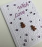  Wedding card. Gingerbread card.. Engagement card.  Ref 315  - Image 5