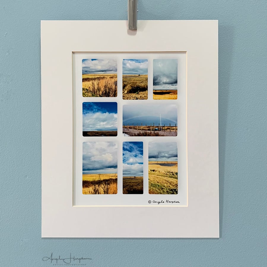 Composite Colour Photograph - Norfolk Skies Fine Art 