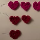  cute crochet hearts