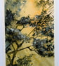 Through The Trees. Blank Card. Original Art. 260197 - Image 2