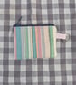 Hand made zip up purse with key ring attachment - Image 2
