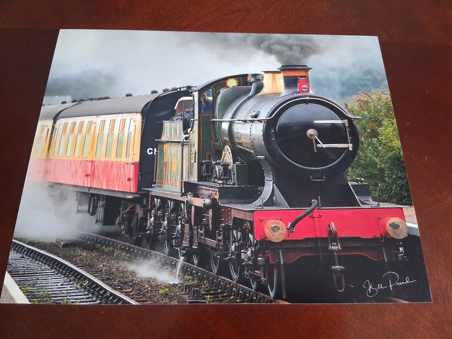 TRAIN PHOTO 10 X 8