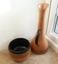 CHERRY WOOD JUG CONTAINER - Image 1