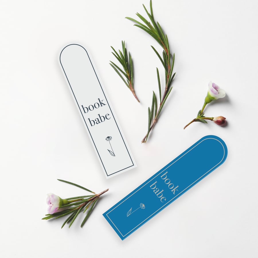 Book Babe Flower, Minimalist Bookmark, Acrylic Bookmark, Gift For Book Lover