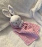 Hand Knitted ‘Snuggle Bunny’ Baby & Toddler Comforter - Image 3
