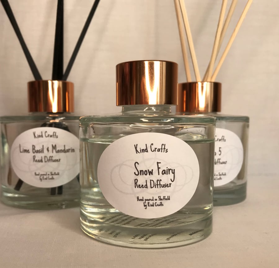 Luxury Reed Diffuser, Highly Scented, Selection of Designer Dupe with Red Box.