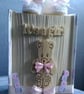 It's a Girl Teddy Bear CUT & FOLD Book Folding Pattern - EMAILED PDF PATTERN - Image 1
