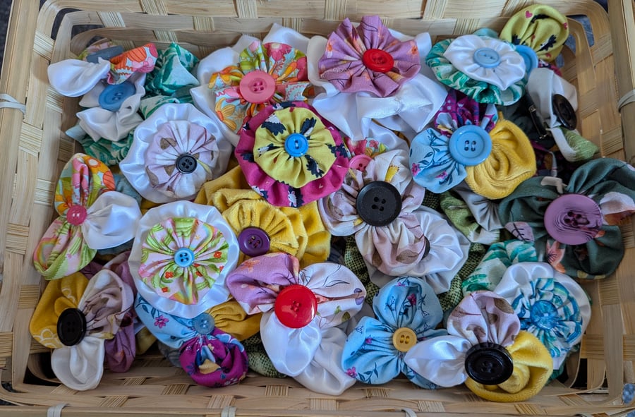 Pride Flag Inspired Flower Pins
