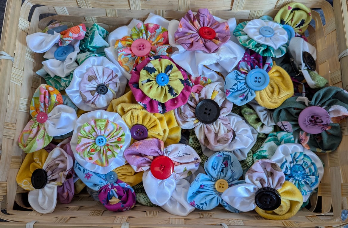 Pride Flag Inspired Flower Pins