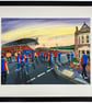 Crystal Palace Selhurst Park, Framed Football Art Print. 20" x 16" Frame Size