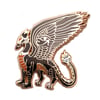 Egyptian Dragon enamel pin badge