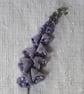 Hand Ribbon embroidered  keepsake blank greetings card - Image 2