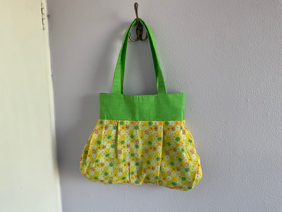 A soft cotton reversible handbag 