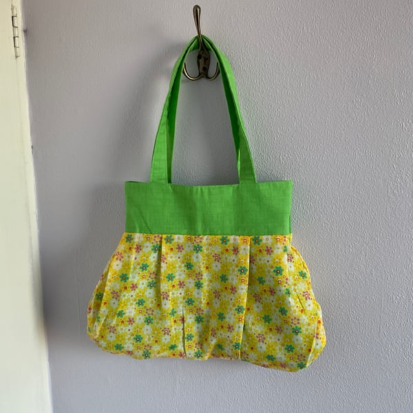 A soft cotton reversible handbag 