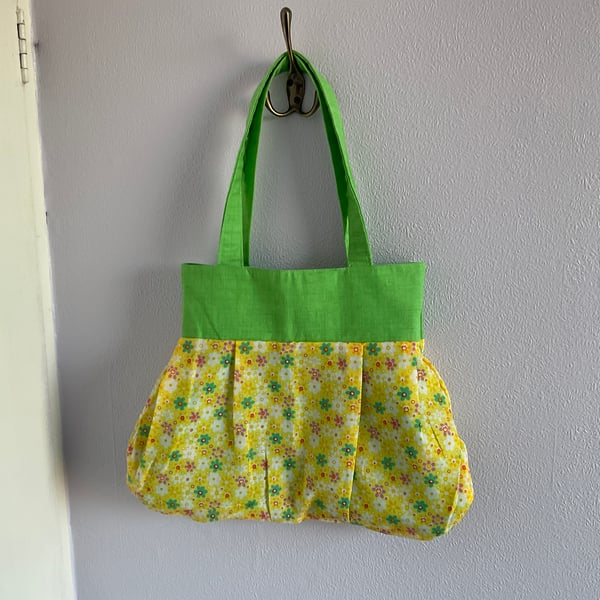 A soft cotton reversible handbag 