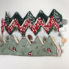 Christmas Crowns - set of four reusable crowns in mixed fabrics