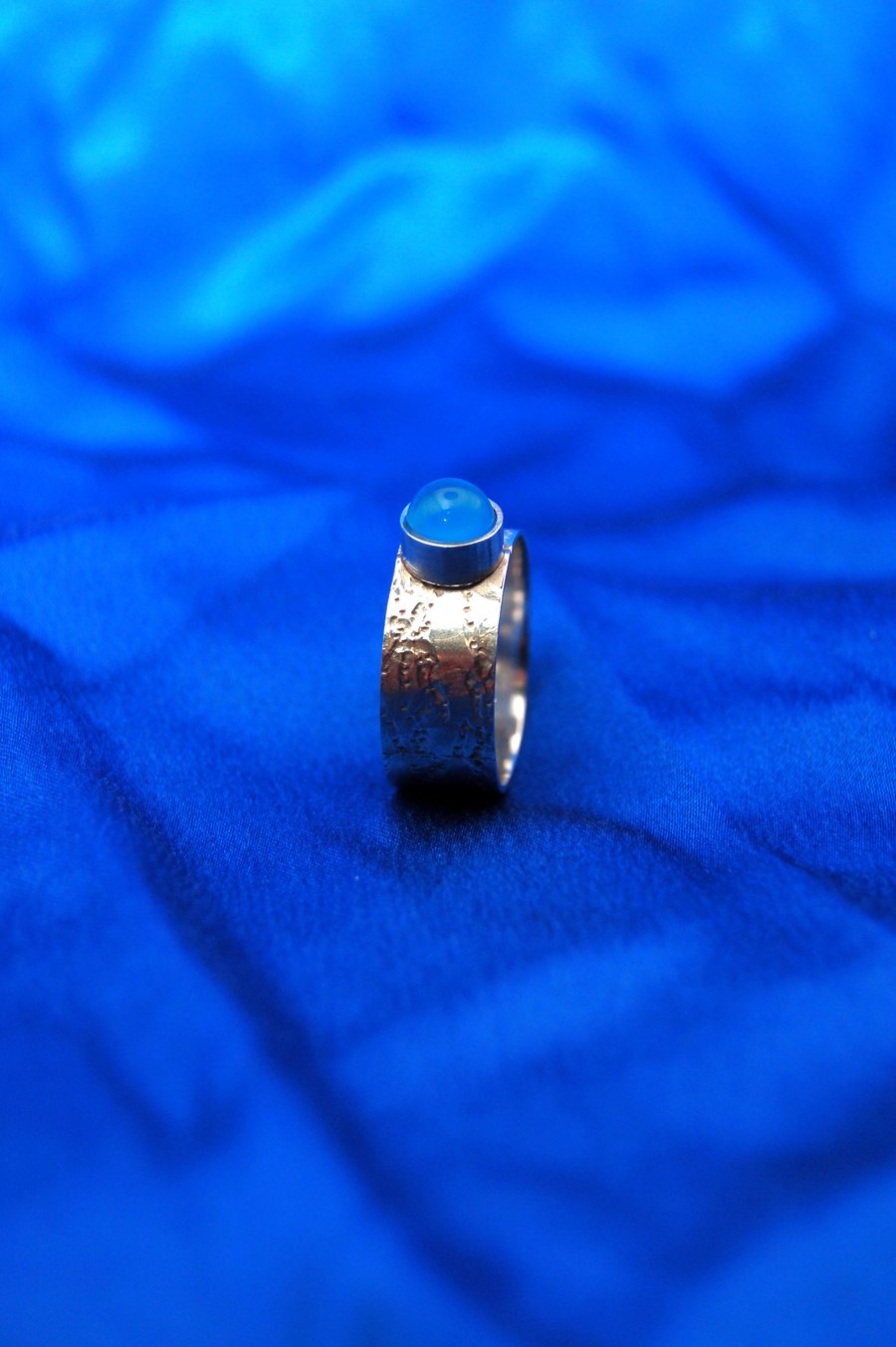 Silver and Blue Agate