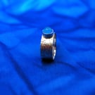 Silver and Blue Agate